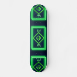 Konglig Neon Mini Skateboard Bräda 18,5 Cm