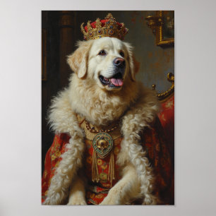 Konglig stor pyrenéerporträtt poster