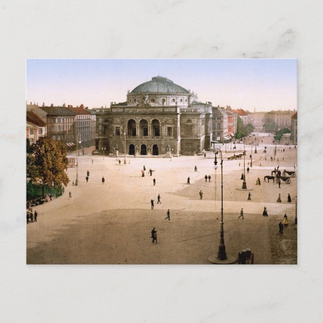 Kongliga Teatern Köpenhamn Danmark Vykort (Framsida)