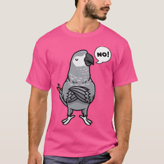 Kongo African Grått Parrot 1 T Shirt