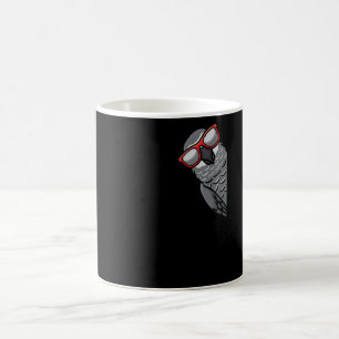 Kongo African Grått Parrot Kaffemugg