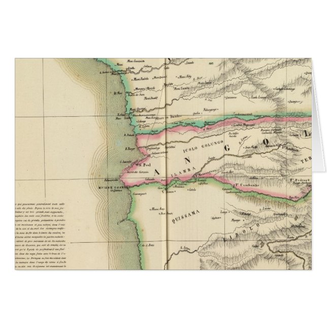 Kongo, Afrika 41 Hälsningskort (Framsidan Horizontal)