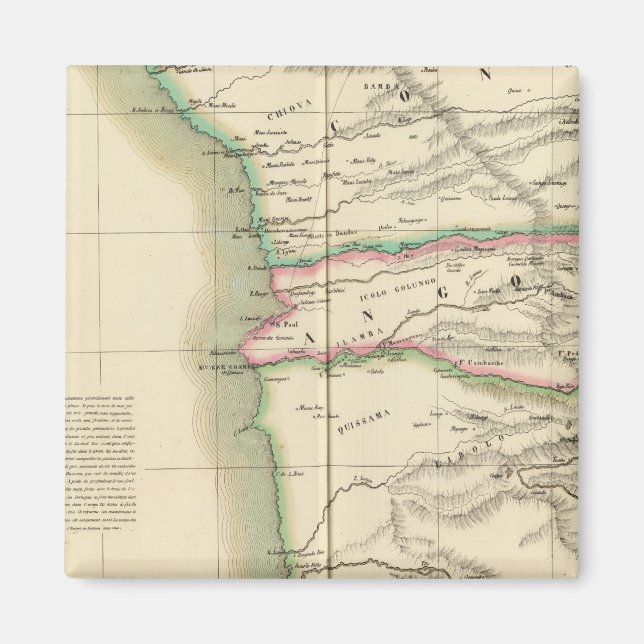 Kongo, Afrika 41 Magnet (Framsidan)