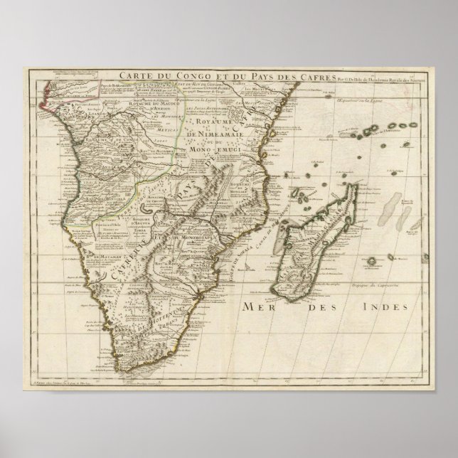 Kongo, Afrika Poster (Framsidan)