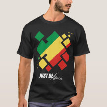 Kongo-Brazzaville Cubed - Mörk T-Shirt