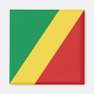 Kongo-Brazzaville Flagga Magnet
