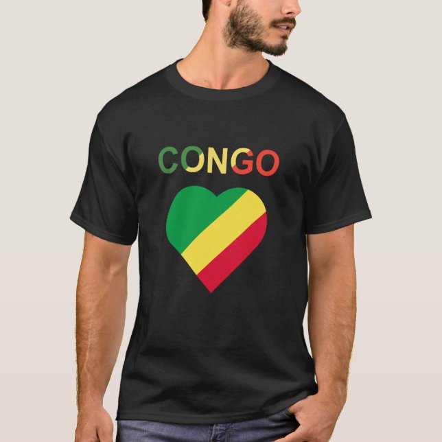 Kongo Design T Shirt (Framsida)