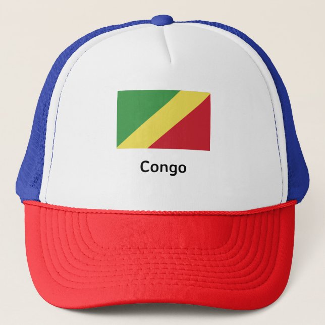 Kongo Flagga Keps (Framsida)