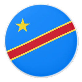 Kongo flagga knopp