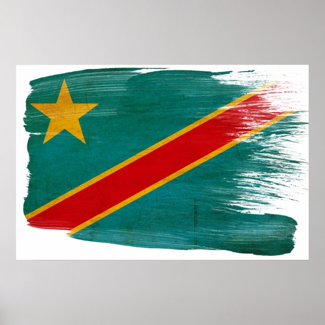 Kongo Flagga Poster (Framsidan)