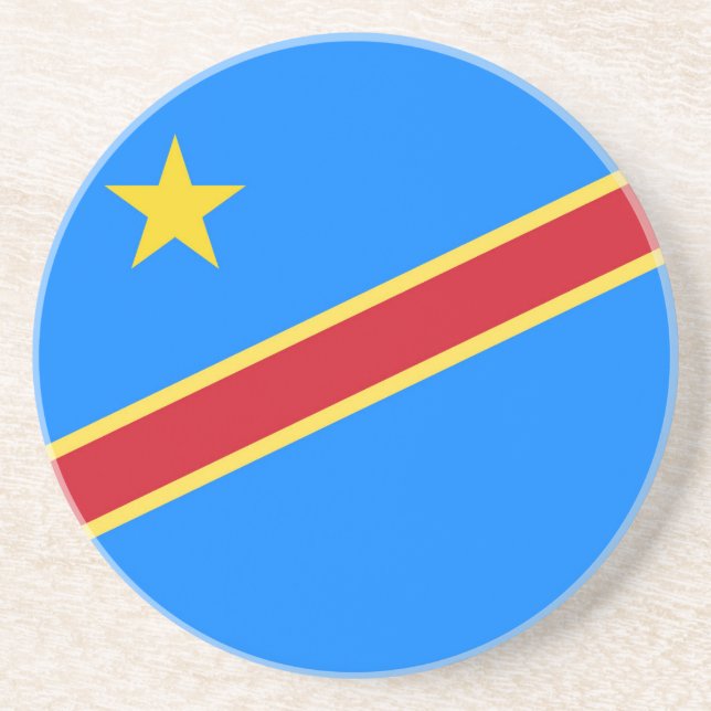 Kongo flagga underlägg (Framsidan)