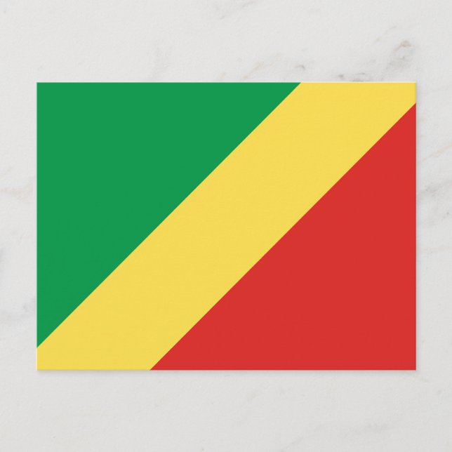 Kongo-Flagga-vykort Vykort (Framsida)