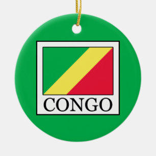 Kongo Julgransprydnad Keramik