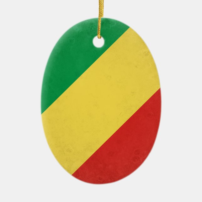 Kongo Julgransprydnad Keramik (Framsidan)