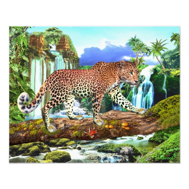 KONGO LEOPARD FOTOTRYCK (Framsidan)