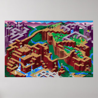 Kongo Maze Poster