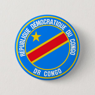 Kongo Round Emblem Knapp