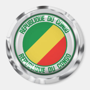 Kongo Round Emblem Magnet