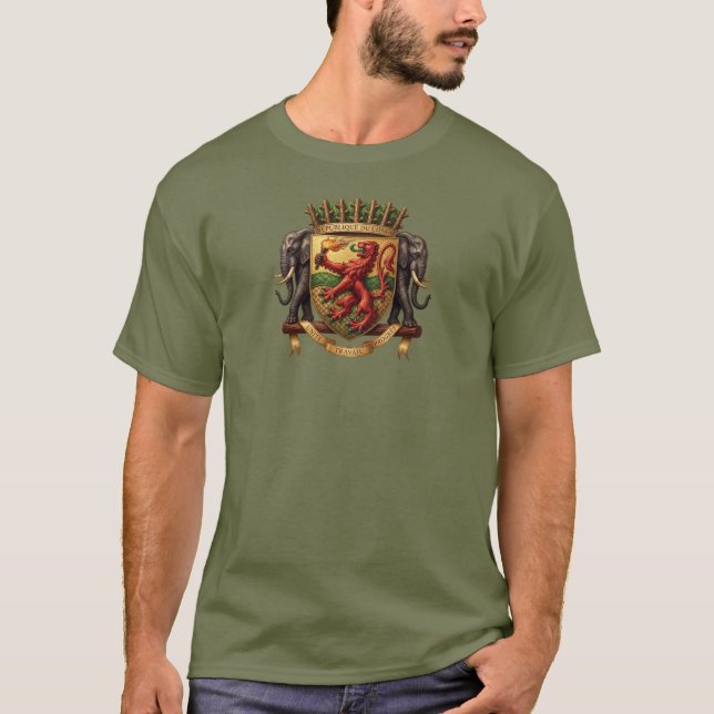 Kongo statsvapen t shirt (Framsida)