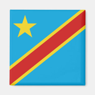 Kongofloden-Kinshasa flaggamagnet Magnet