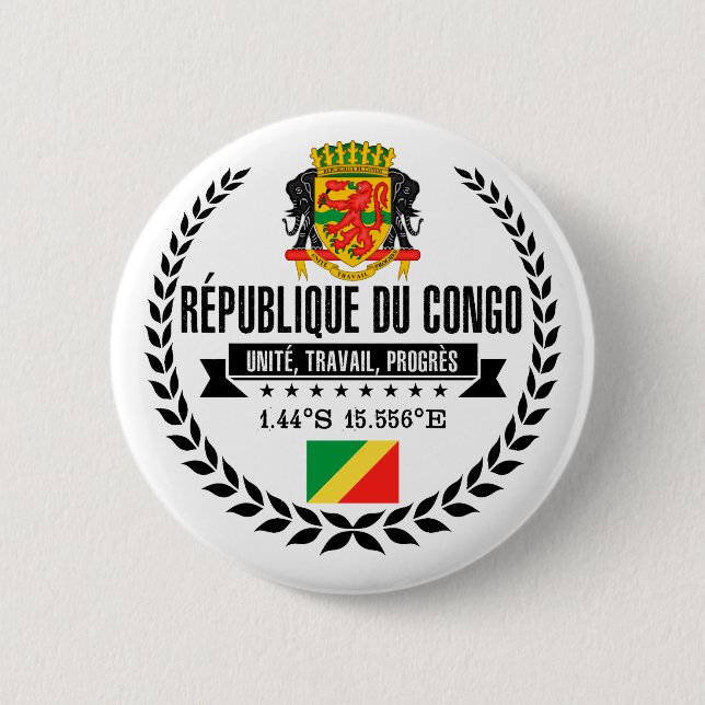 Kongoflodenrepublik Knapp (Framsida)
