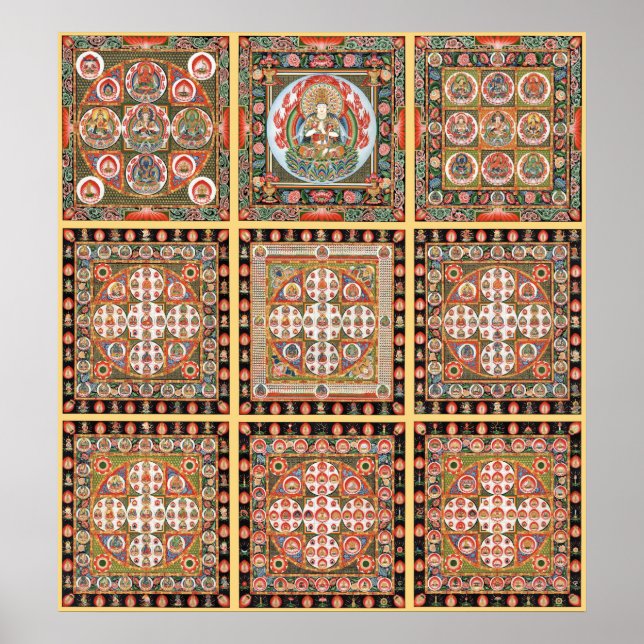 Kongokai Mandala Poster (Framsidan)