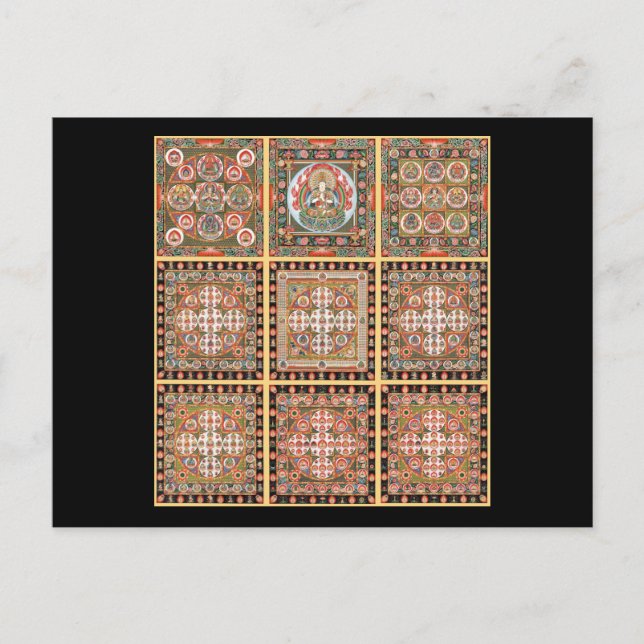 Kongokai Mandala Vykort (Framsida)