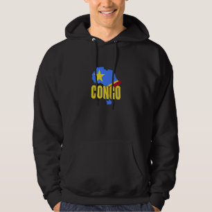 Kongolesisk afrikansk stolthet och arv hoodie
