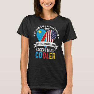 Kongolesiska amerikanska Mamma Mors dag Mamma Kong T Shirt
