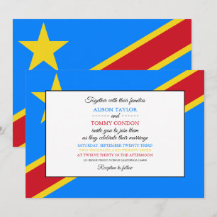 Kongolesiska Flagga, Flagga Demokratiska republike Inbjudningar