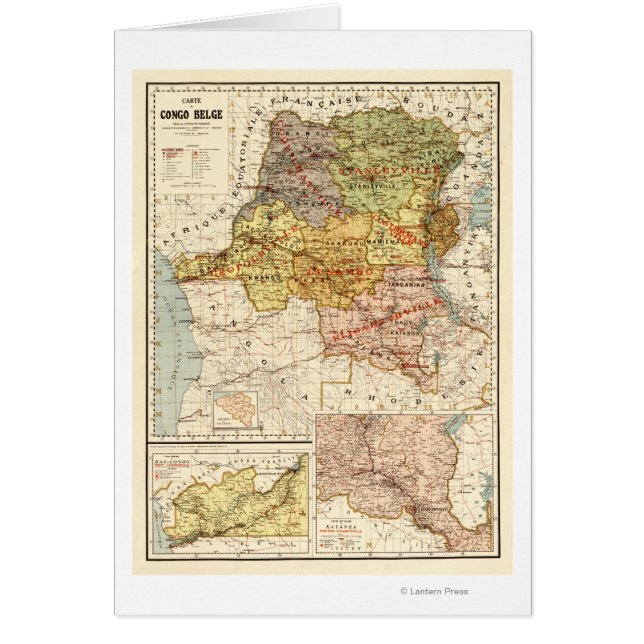 KongoPanoramisk kartaKongo Hälsningskort (Framsidan)