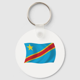 Kongos demokratiska republik Flagga Nyckelring