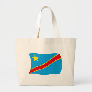 Kongos demokratiska republik Flagga Shoppingväska Jumbo Tygkasse