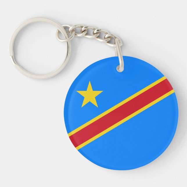 Kongos Kinshasa-flagga (Framsidan)