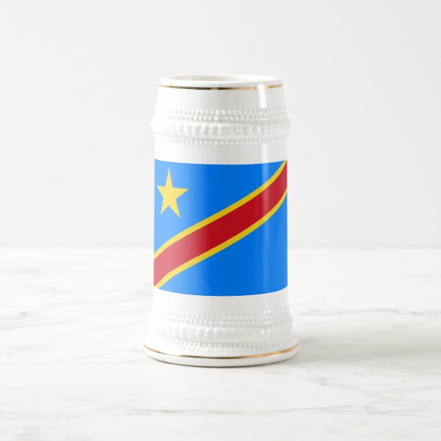 Kongos Kinshasa-flagga Sejdel (Center)