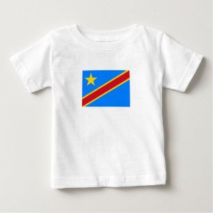 Kongos Kinshasa-flagga T Shirt