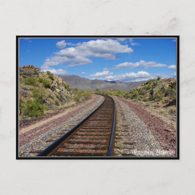 KongressArizona järnväg Vykort (Framsida)