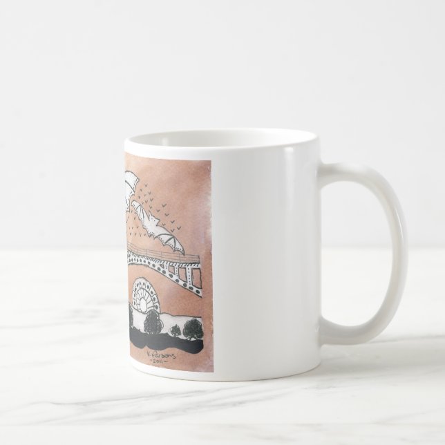 Kongressavenyfladdermöss Kaffemugg (Höger)