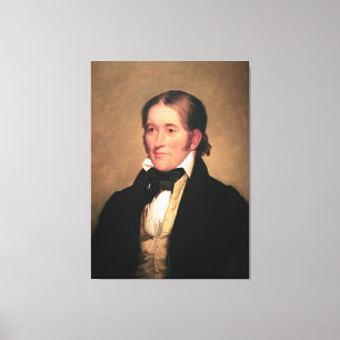 Kongressledamot Davy Crockett vid Chester Harding Canvastryck