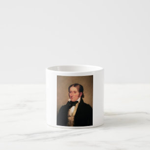 Kongressledamot Davy Crockett vid Chester Harding Espressomugg