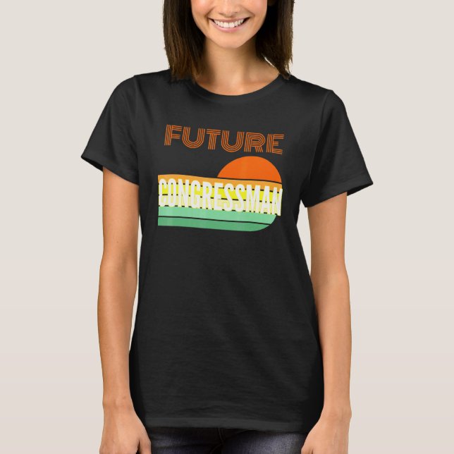 Kongressman Framtida kongressman T Shirt (Framsida)