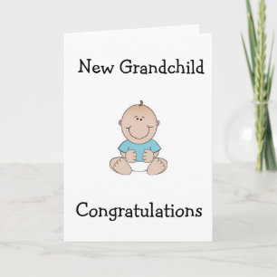 KONGRTULATIONER "GRANDPARENTS" PÅ NYA GRANDBARN KORT