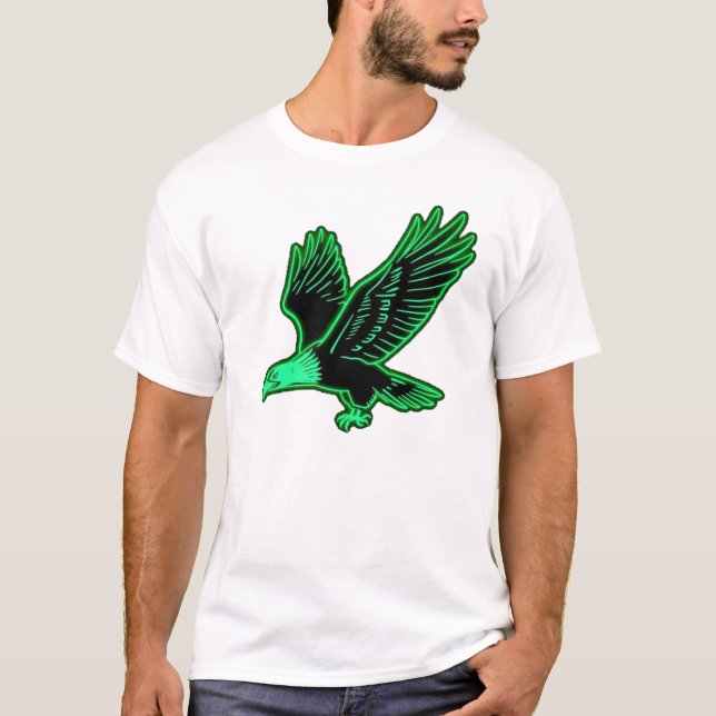 König der Lüfte Der majestätische Weißkopfseeadler T Shirt (Framsida)