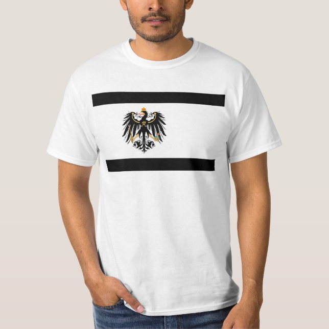 Königreich Preussen Nationalfahne T-shirt (Framsida)