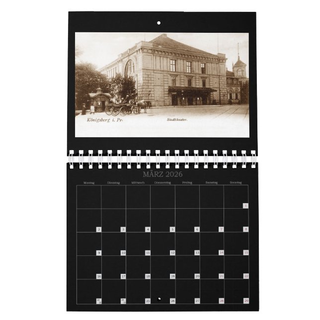 Königsberg – Historical perspectives calendar Kalender (Mar 2026)