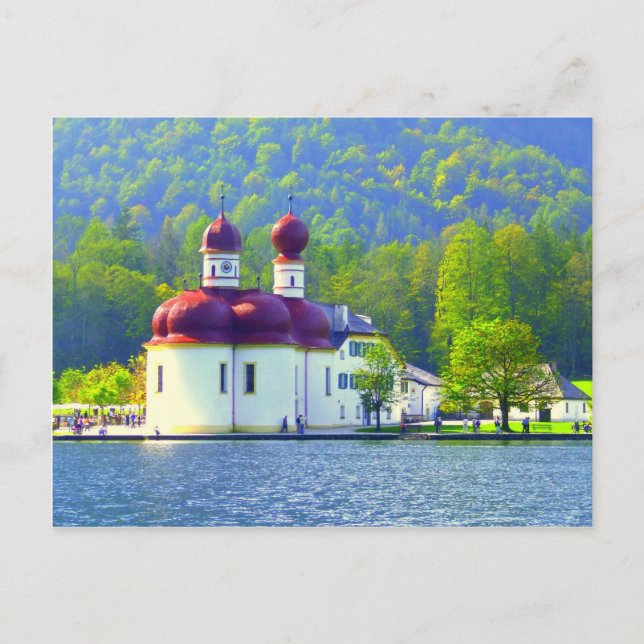 Königsee St. Bartholomä Vykort (Framsida)