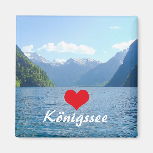 Königssee Bavaria in Tyskland Souvenir Magnet (Framsidan)