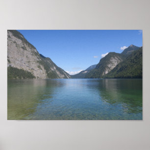 Königssee Bavarian Alpernas Poster