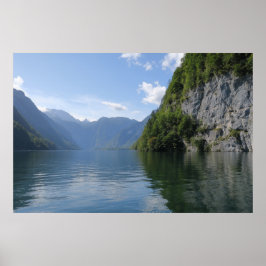 Königssee Bavarian Alpernas Poster