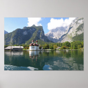 Königssee Bavarian Alpernas Poster
